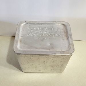 Vintage Wear-Ever aluminum Jack-Frosters freezer container